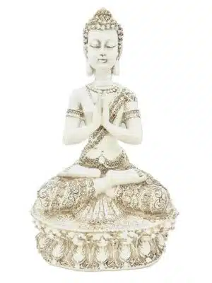 Tibetan Buddha Statue - White