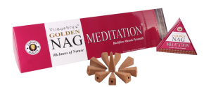 Wholesale - Golden Nag Meditation Jumbo Backflow Cone