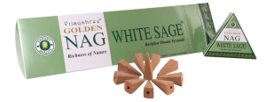 Wholesale - Golden Nag White Sage Backflow Cone