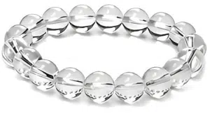 8mm gemstone bracelace Rock Crystal with gift-box