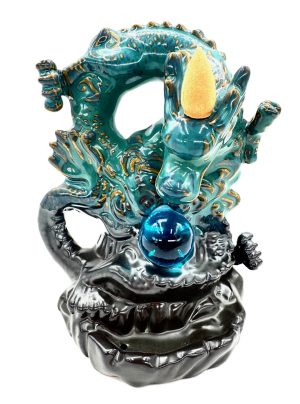 Burner Dragon - Backflow Incense Holder Moss Green