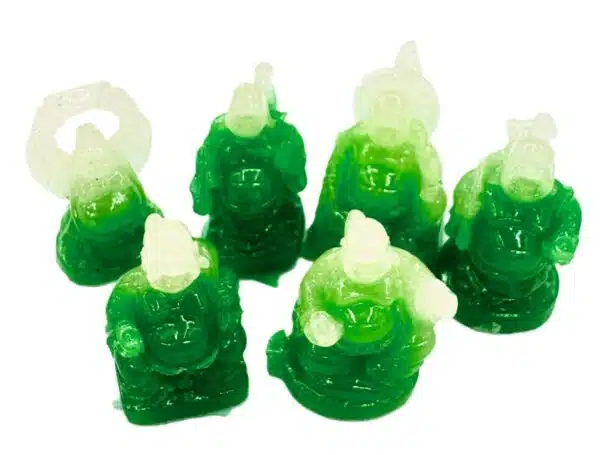 3cm Mini Buddha Set Standing - Jade (6pcs)