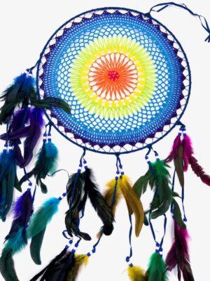 40cm Crochet Dreamcatcher Luxury 7 Chakras