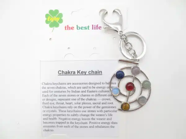 7 Chakra keyring F