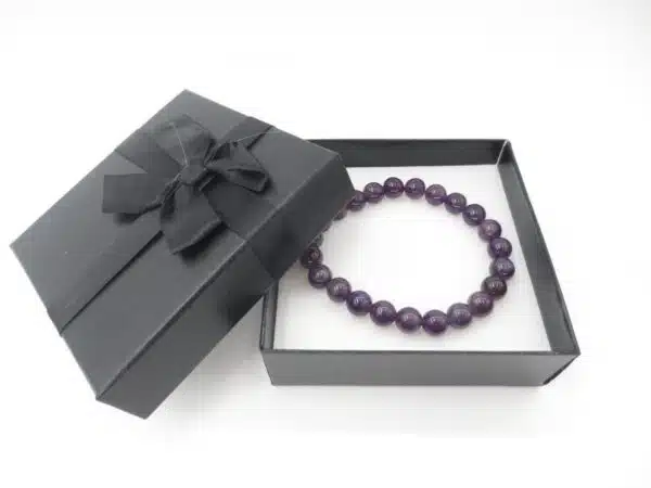 8mm gemstone bracelace Amethyst