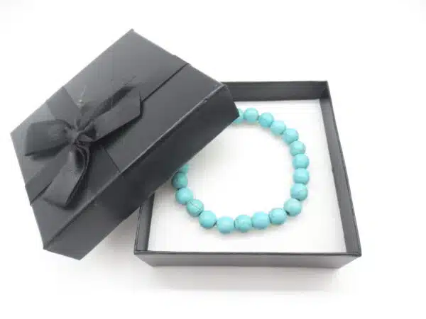 8mm gemstone bracelace Turquoise