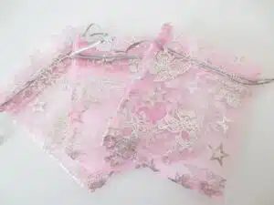 Angel organza gift bag - 7.5cm x 10cm