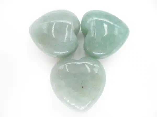 Aventurine Heart Pendant with gift bag