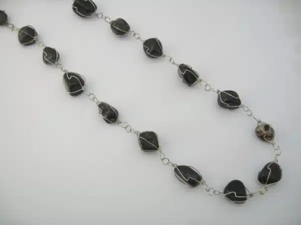 Big Chakra Necklace Onyx