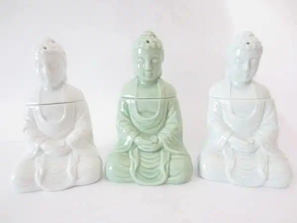 Buddha oilburner meditation set of 3