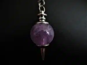 Chakra Pendulum hanger ball Amethyst