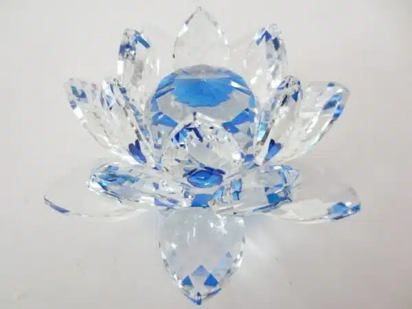 Cristal lotus blue