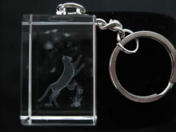 Crystal key hanger Cat (12 pieces)