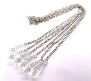 Crystal Pendulum - White (6pcs)