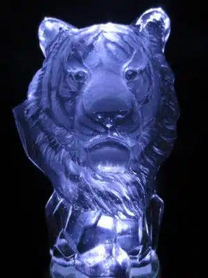 Crystal statue Tiger