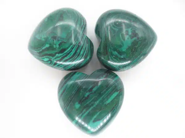 e Malachite Heart Pendant with gift bag