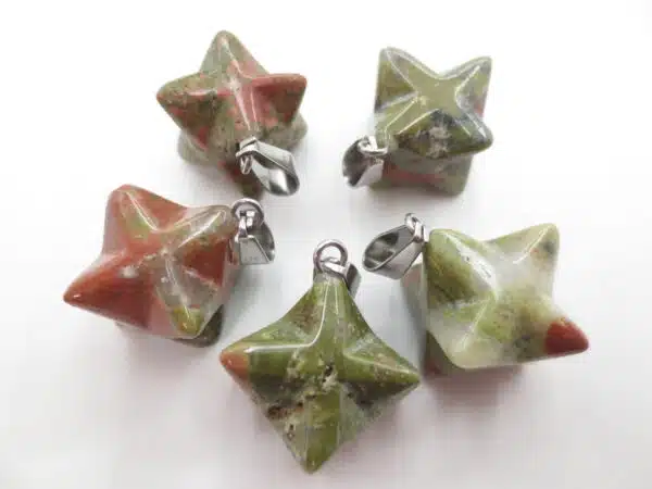 Gemstone meteor pendant Wholesale - Unakite