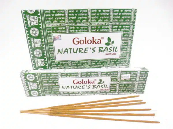 Goloka Nature's Basil Incense Sticks