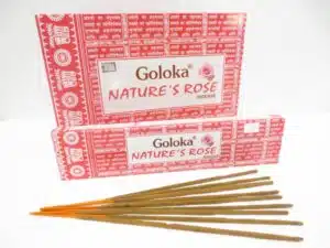 Goloka Nature's Rose Incense Sticks