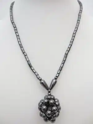 Hematite bunch necklace