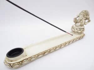 Incence holder Ganesha white