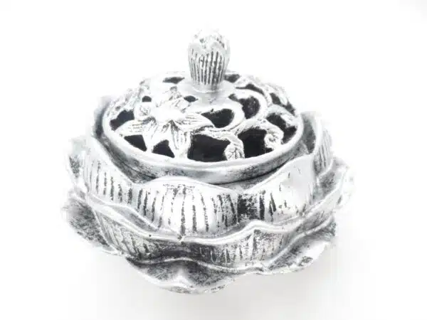 Lotus incense/conesburner silver