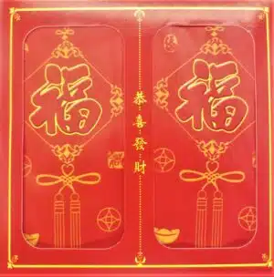 Red Paper Lucky Bags Large (100 pieces) E