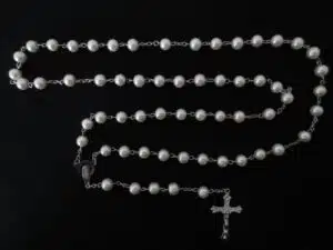 Rosary Pearl Round large luxury