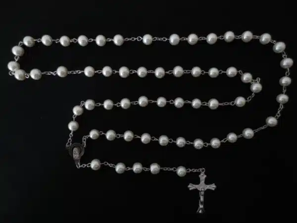 Rosary Pearl Round large luxury