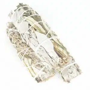 White Sage & Yerba Santa Smudge Stick 12cm (3 x 30-35g)