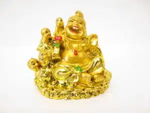 wholesale - Buddha Gold sitting with children mini