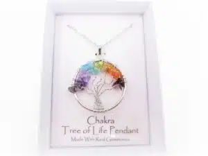 Wholesale Gemstone Tree of Life Pendants Chakra Necklace