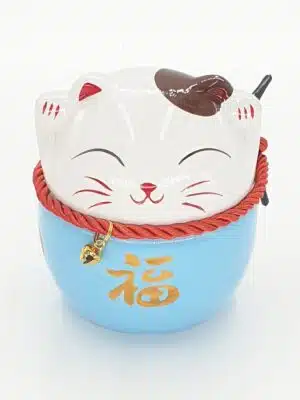 Wholesale - Lucky cat money box Blue