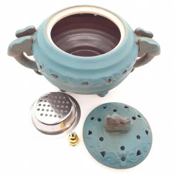 Wholesale - Luxury Resin Burner - Copper pot with 2 handles