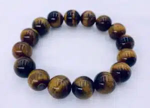 12mm Gemstone Bracelet without Gift Box - Tiger's Eye