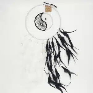 28 cm round yin yang Dreamcatchers