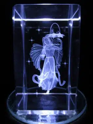 3D Angel with bucket