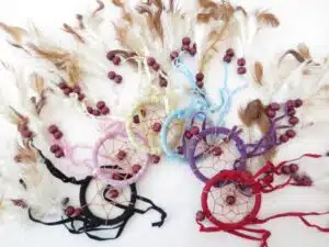 5cm Round Dreamcatcher - (12 pieces)