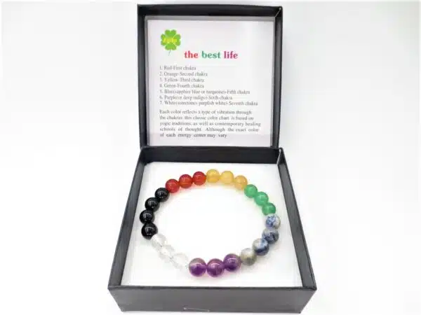 8mm bracelet Mixed 7 Chakra