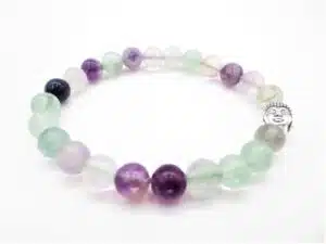 8mm Buddha Bracelet with Gift Box - Fluorite