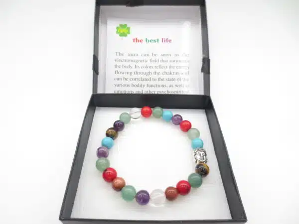 8mm Buddha Bracelet with Gift Box - Mixed