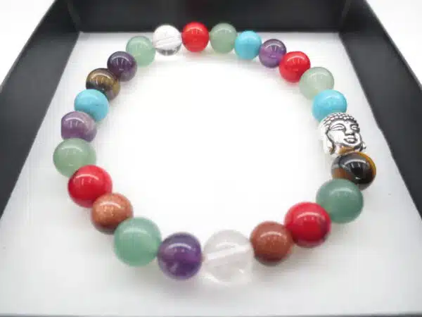 8mm Buddha Bracelet with Gift Box - Mixed