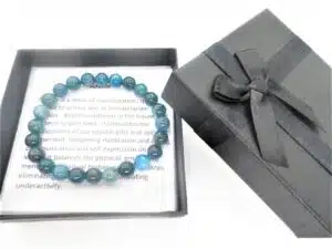 8mm Gemstone Bracelet with Gift Box - Apatite