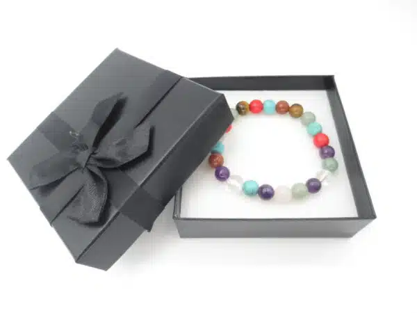 8mm Gemstone Bracelet with Gift Box - Mixed