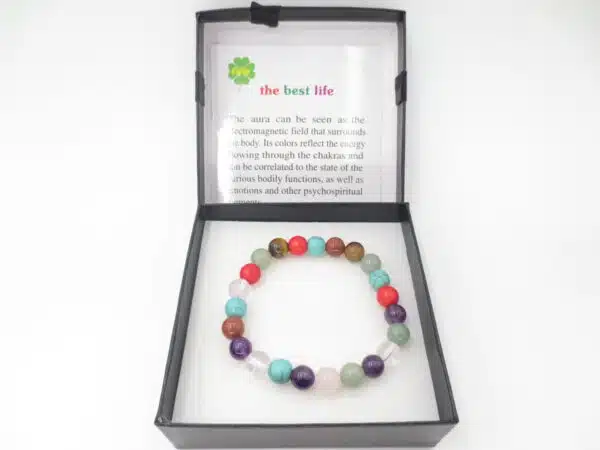 8mm Gemstone Bracelet with Gift Box - Mixed