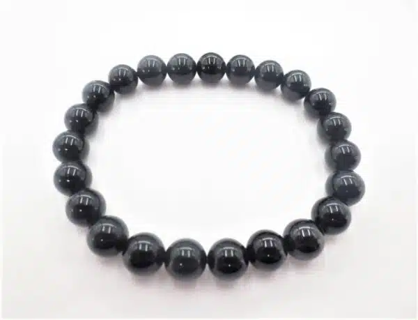 8mm Gemstone Bracelet without Gift Box - Black Tourmaline