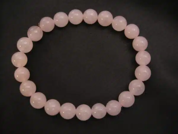 8mm Gemstone Bracelet without Gift Box - Rose Quartz