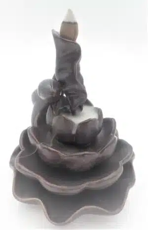 Backflow Incense Burner Large Lotus (CY313-8)