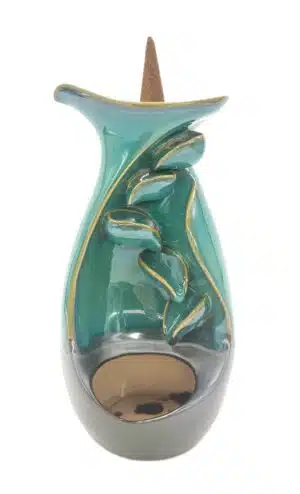 Backflow Incense Burner Vase Green/Blue (0702-2/3)