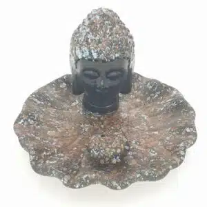 Buddha incense holder brown